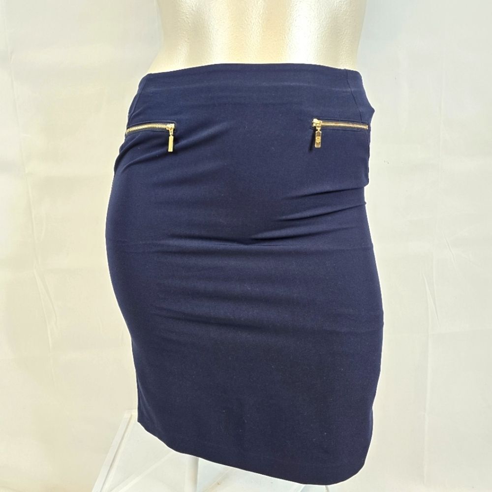 Tommy Hilfiger Midnight Blue Knee Length Pencil Skirt Sz 12